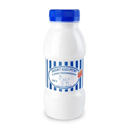 Jogurt kozi pitny truskawkowy, Bifidora
