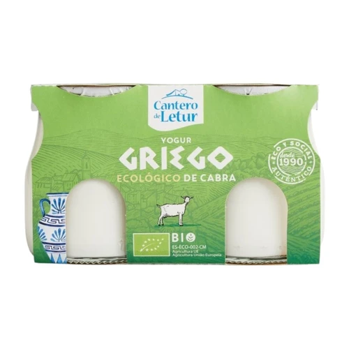 Jogurt kozi typu greckiego Bio, 2 x 125g, Cantero de Letur