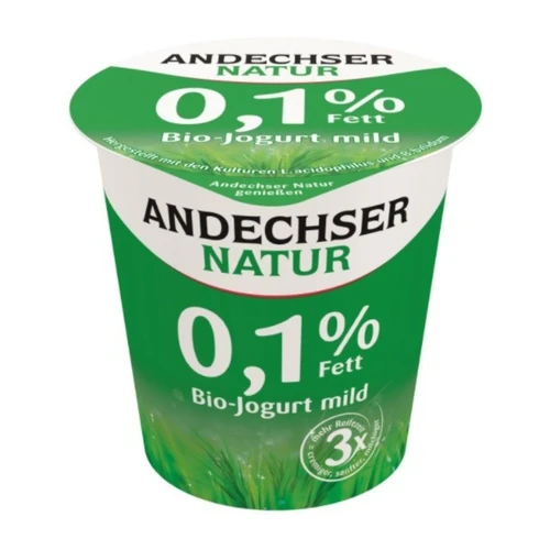 Jogurt naturalny 0,1% tł. Bio, Andechser Natur