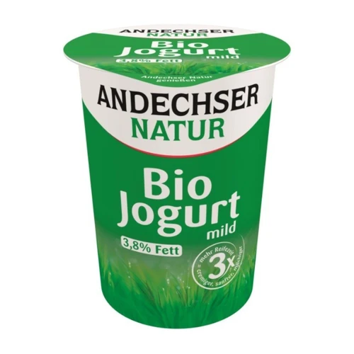 Jogurt naturalny 3,8% tł. Bio, 500g, Andechser Natur