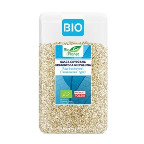 Kasza gryczana krakowska niepalona Bio, 1 kg, Bio Planet