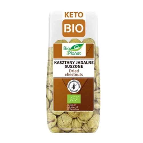 Kasztany jadalne suszone bezglutenowe Bio, 200 g, Bio Planet