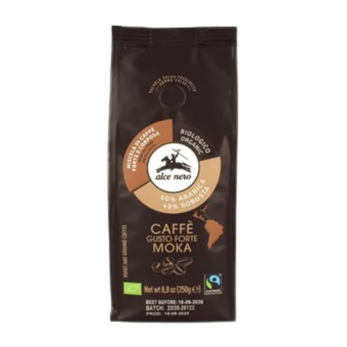 Kawa mielona arabica/robusta strong Fair Trade Bio, 250 g, Alce Nero
