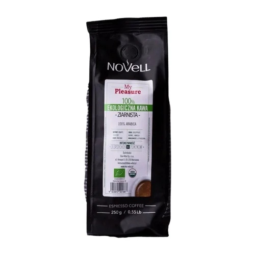 Kawa ziarnista My Pleasure Bio, 250 g, Cafes Novell