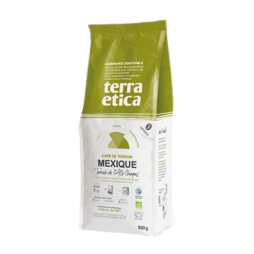 Kawa ziarnista arabica 100 % Meksyk Fair Trade Bio, 500 g, Terra Etica 