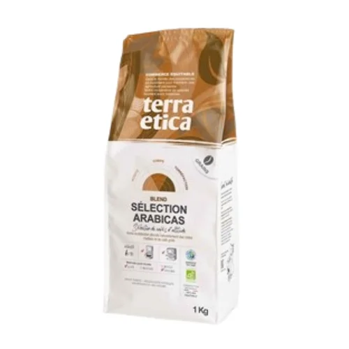 Kawa ziarnista arabica 100 % selection Fair Trade Bio, 1 kg, Terra Etica