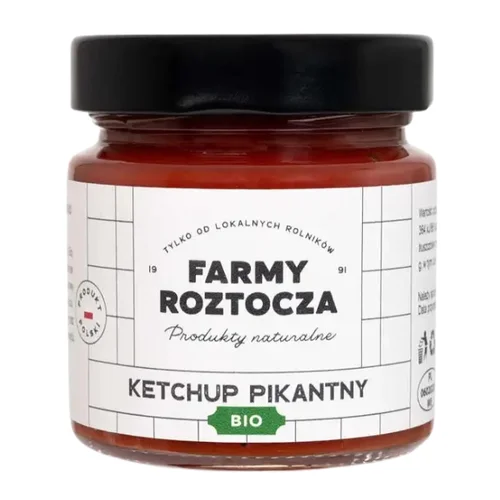 Ketchup pikantny Bio, 220 g, Farmy Roztocza