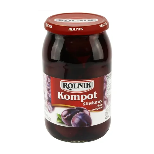 Kompot śliwkowy, 900 ml, Rolnik