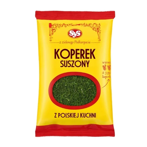 Koperek suszony, 20 g, Dania Babci Zosi