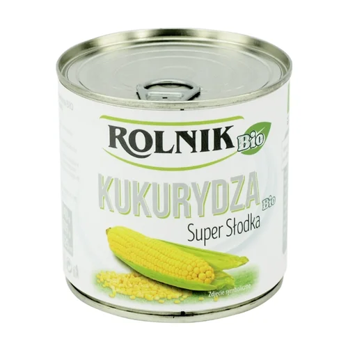 Kukurydza super słodka Bio, 425 ml, Rolnik