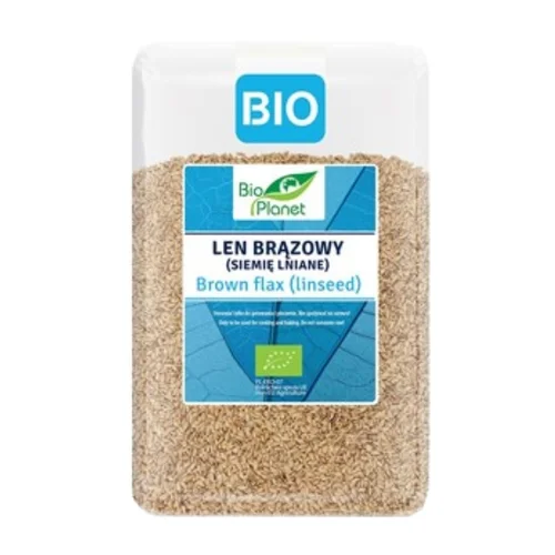 Len brązowy (siemię lniane) Bio, 2 kg, Bio Planet