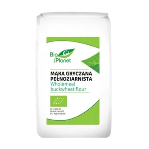 Mąka gryczana pełnoziarnista Bio, 500 g, Bio Planet