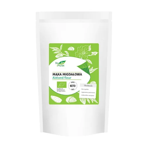 Mąka migdałowa Bio, 400 g, Bio Planet 
