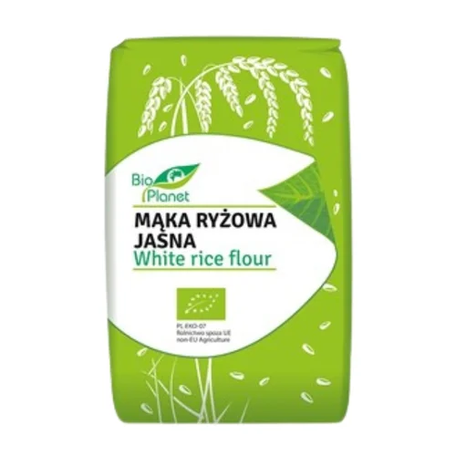 Mąka ryżowa jasna Bio, 500 g, Bio Planet   