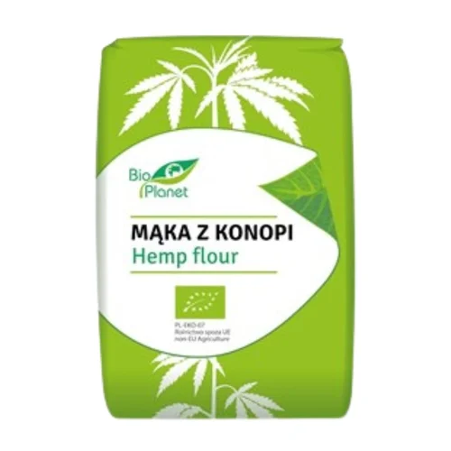 Mąka z konopi Bio, 400 g, Bio Planet    