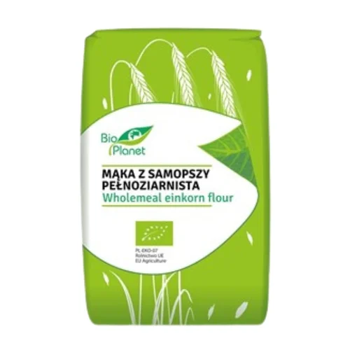 Mąka z samopszy pełnoziarnista Bio, 500 g, Bio Planet 
