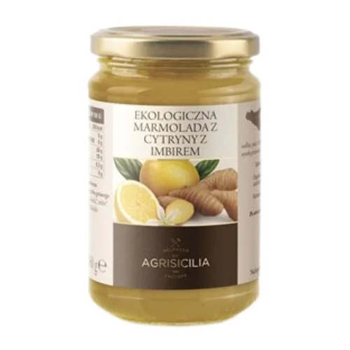 Marmolada z cytryn z imbirem Bio, 360 g, Agrisicilia