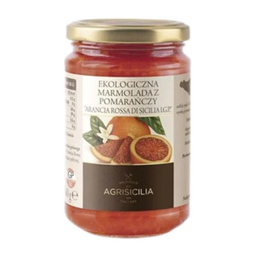 Marmolada z czerwonych pomarańczy Bio, 360 g, Agrisicilia