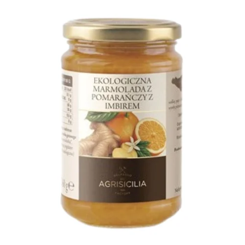 Marmolada z pomarańczy z imbirem Bio, 360 g, Agrisicilia