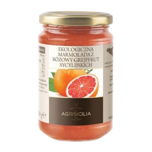 Marmolada z różowych grejpfrutów sycylijskich Bio, 360 g, Agrisicilia