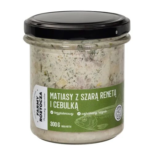 Matiasy z szarą renetą i cebulką, 300 g, Farmy Roztocza