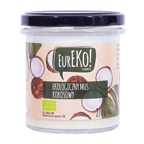 Mus kokosowy Bio, 270 g, Eureko