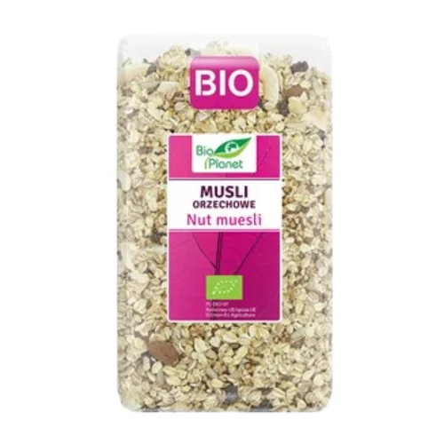 Musli orzechowe Bio, 600 g, Bio Planet