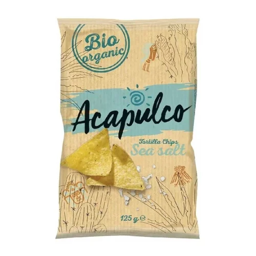 Nachosy naturalne Bio, 125 g, Acapulco