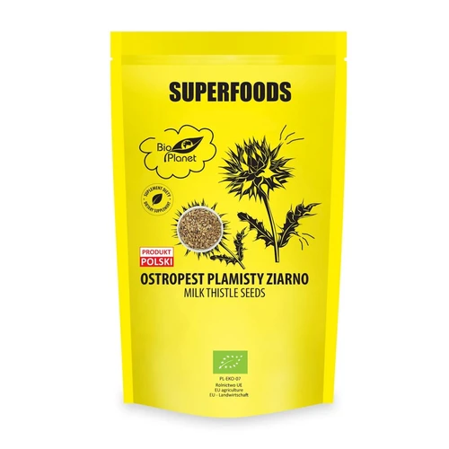 Ostropest plamisty ziarno Bio, Bio Planet