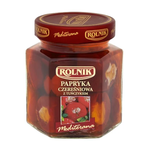 Papryka czereśniowa z tuńczykiem, 280 g, Rolnik