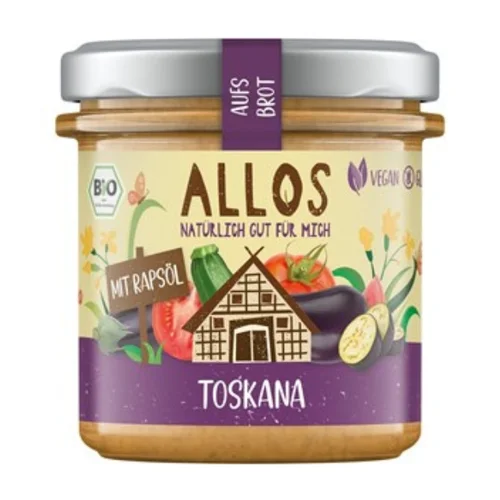 Pasta kremowa Toskana bezglutenowa Bio, 140 g, Allos