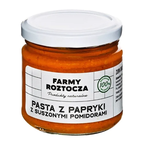 Pasta z papryki i suszonymi pomidorami, 180 g, Farmy Roztocza