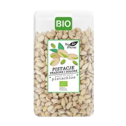 Pistacje prażone i solone bio, 700 g, Bio Planet