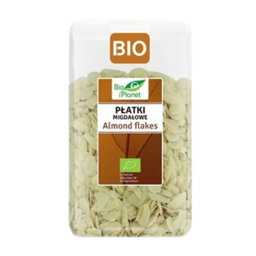 Płatki migdałowe Bio, 600 g, Bio Planet