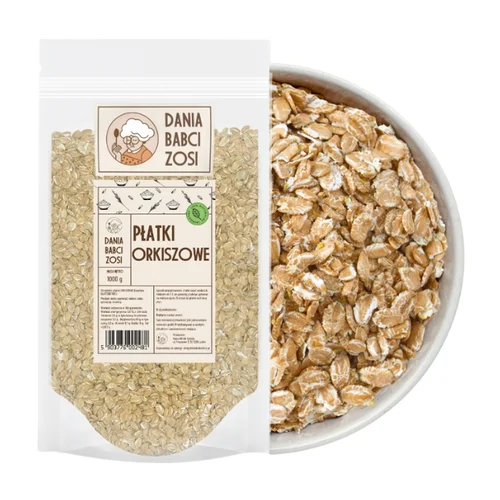 Płatki orkiszowe, 1 kg, Dania Babci Zosi
