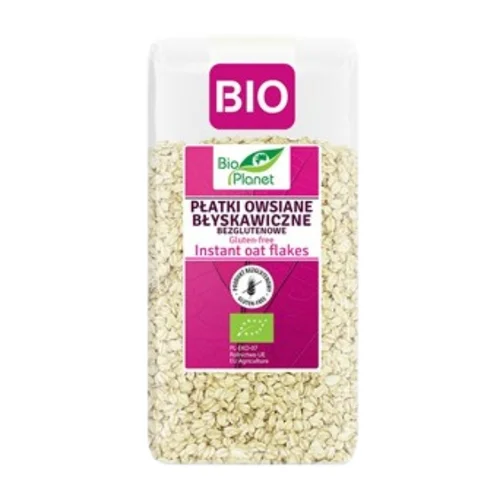 Płatki owsiane błyskawiczne bezglutenowe Bio, 300 g, Bio Planet