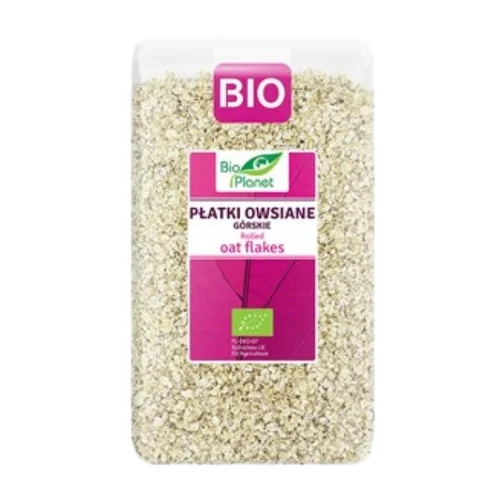Płatki owsiane górskie Bio, 600 g, Bio Planet