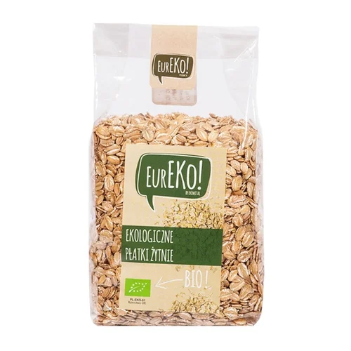 Płatki żytnie Bio, 300 g, Eureko