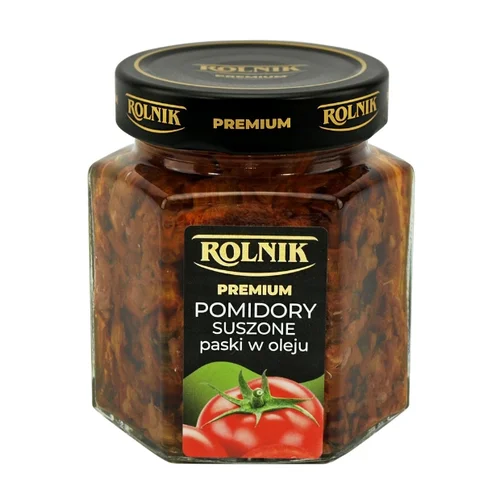 Pomidory suszone paski w oleju, 314 g, Rolnik