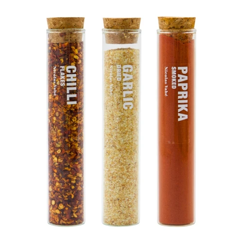Przyprawy, chili, czosnek, wędzona papryka, Nicolas Vahé