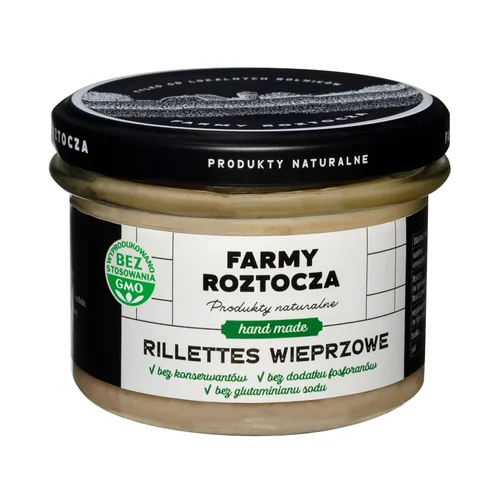 Rillettes wieprzowe, 180 g, Farmy Roztocza