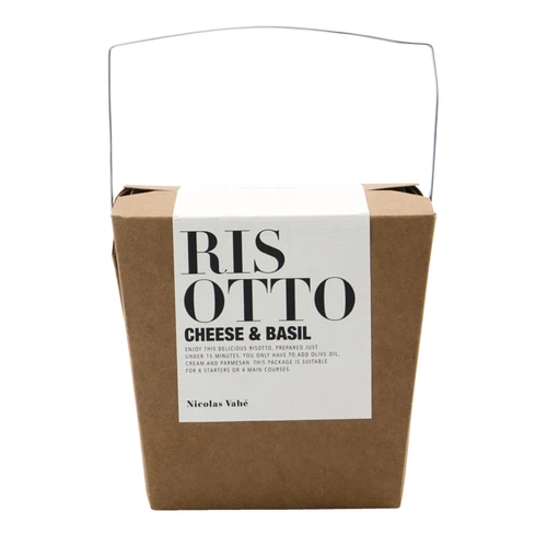 Risotto z serem i bazylią, Nicolas Vahé