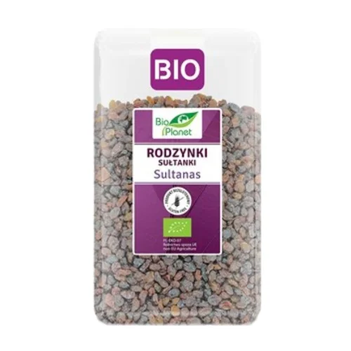 Rodzynki sułtanki bezglutenowe Bio, 1 kg, Bio Planet