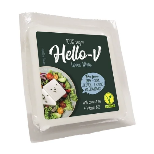 Roślinna alternatywa sera białego kostka, 200 g, Hello-V