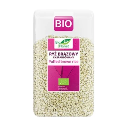 Ryż brązowy ekspandowany Bio, 150 g, Bio Planet