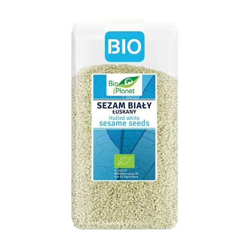 Sezam biały łuskany Bio, 400 g, Bio Planet 