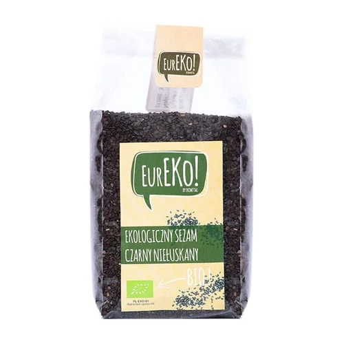 Sezam czarny niełuskany Bio, 250 g, Eureko