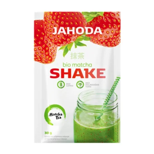 Shake z matchą i truskawkami bezglutenowy Bio, 30 g, Amylon