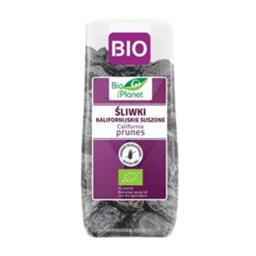 Śliwki kalifornijskie suszone bezglutenowe Bio, 200 g, Bio Planet 