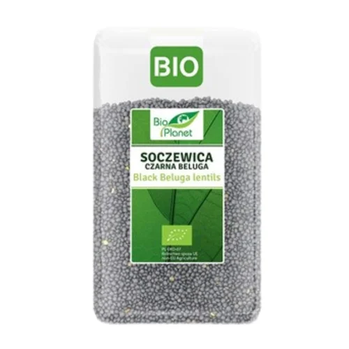 Soczewica czarna beluga Bio, 1 kg, Bio Planet
